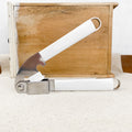Presse-ail blanc inox