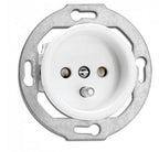 Prise de terre en duroplast blanc