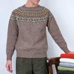 Pull écossais à chevrons 15 couleurs