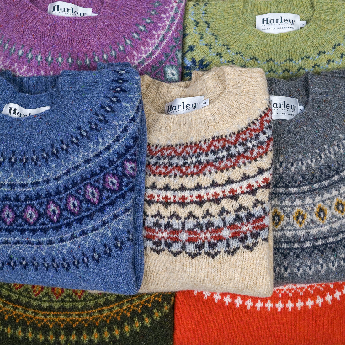 Pull écossais à chevrons 15 couleurs