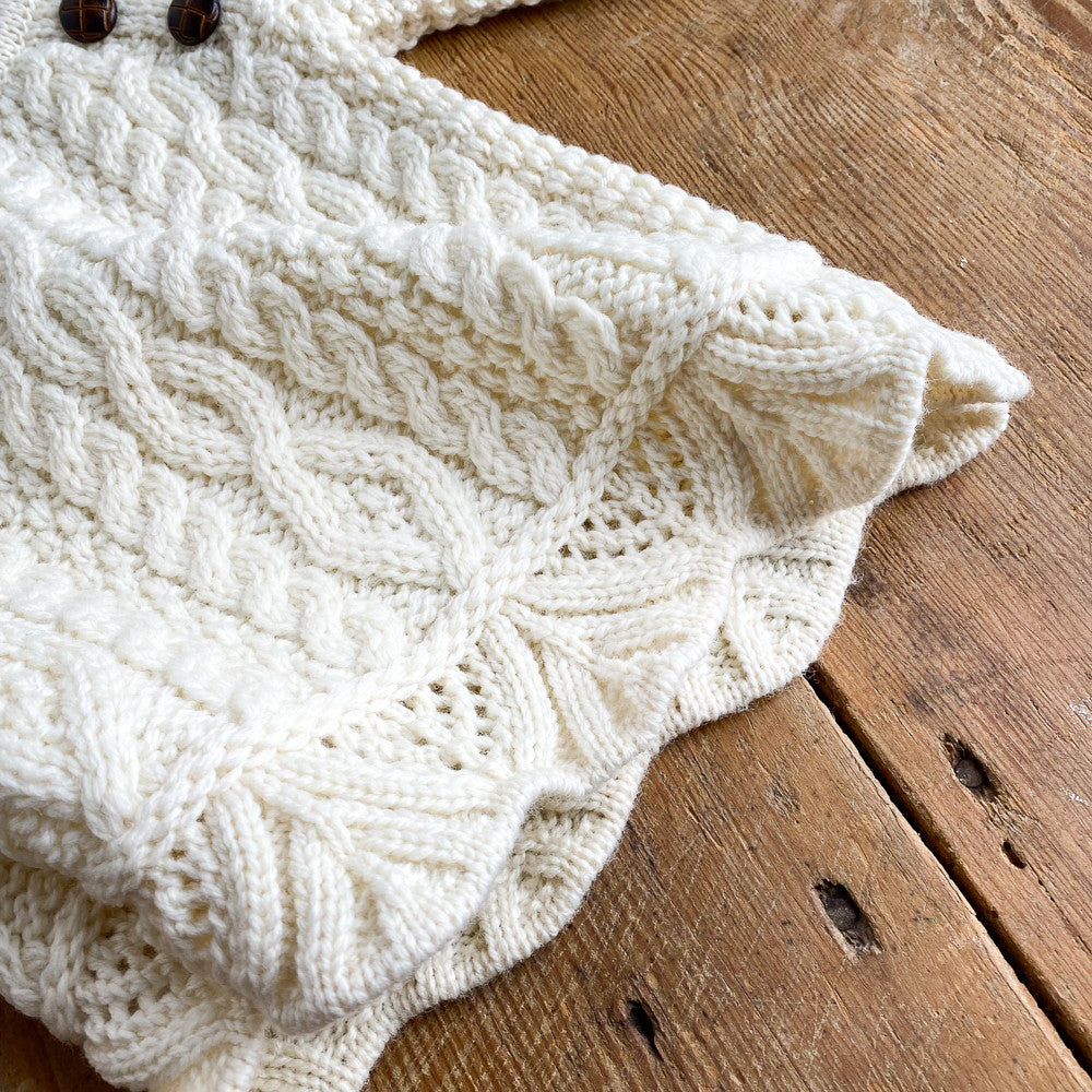 Pull irlandais à capuche bébé 12/18 mois
