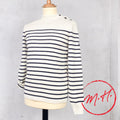 Pull marin blanc rayé