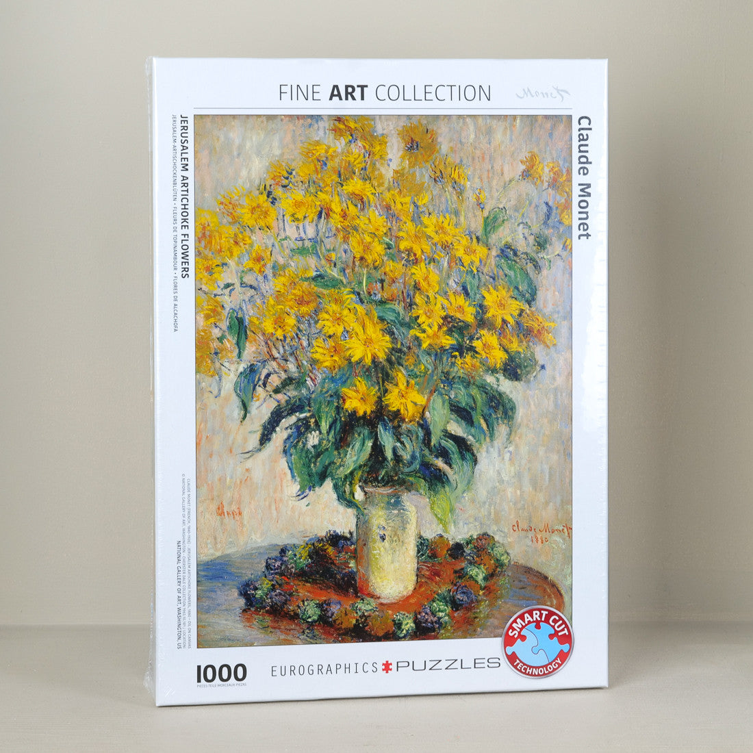 Puzzle fleurs d'artichaut Claude Monet 1000 pcs