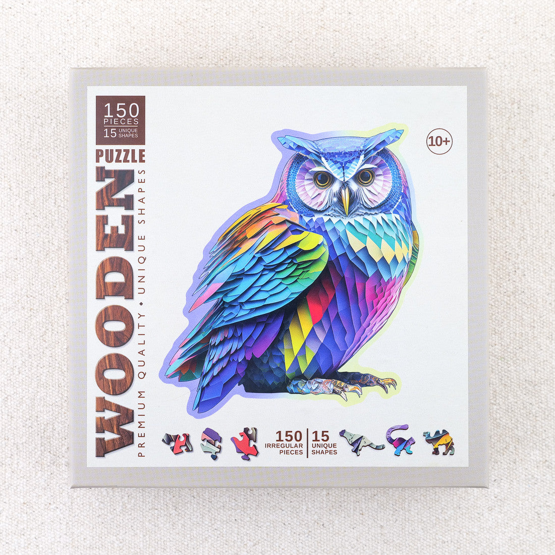 Puzzle Hibou bois 150 pièces