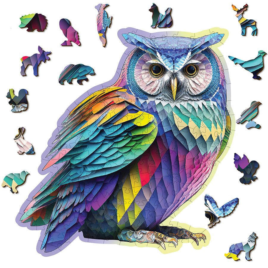 Puzzle Hibou bois 150 pièces
