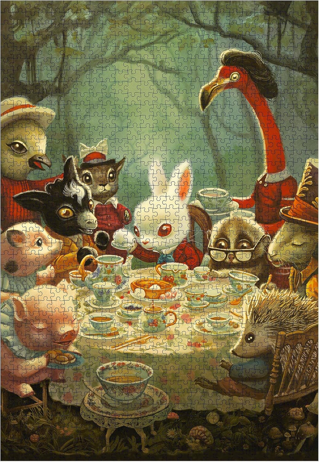 Puzzle Lapin blanc 1000 pièces