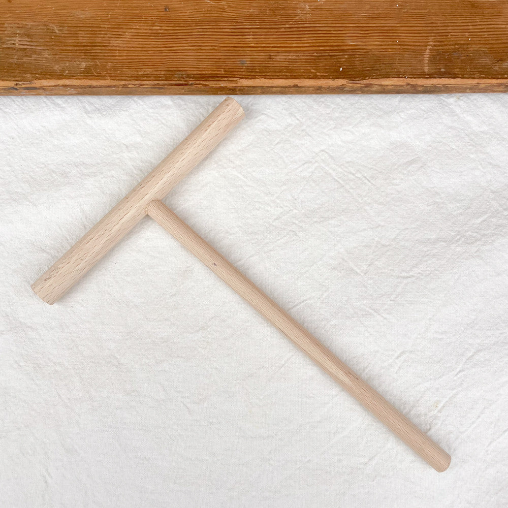 Râteau à crêpes en bois