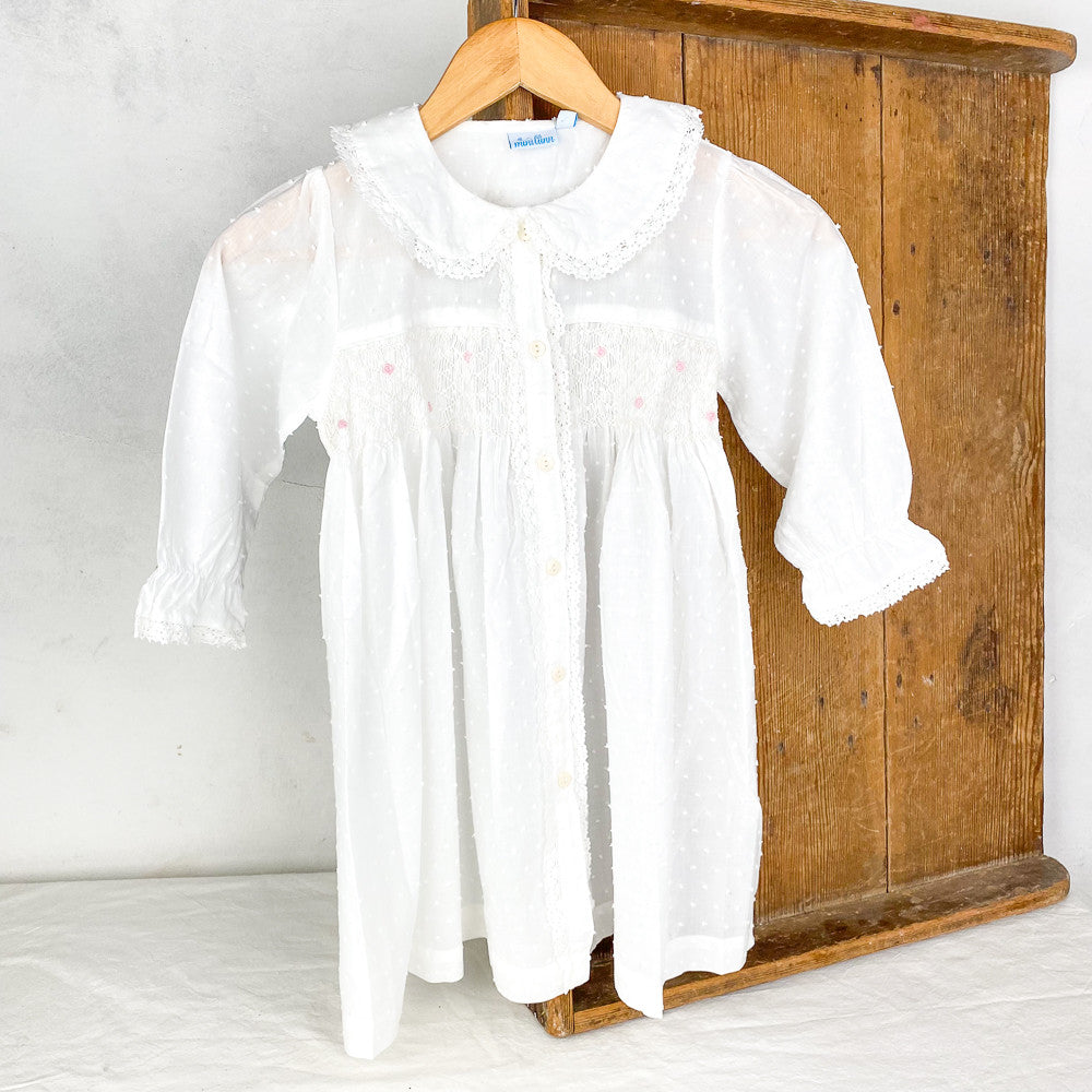 Robe de chambre blanche enfant