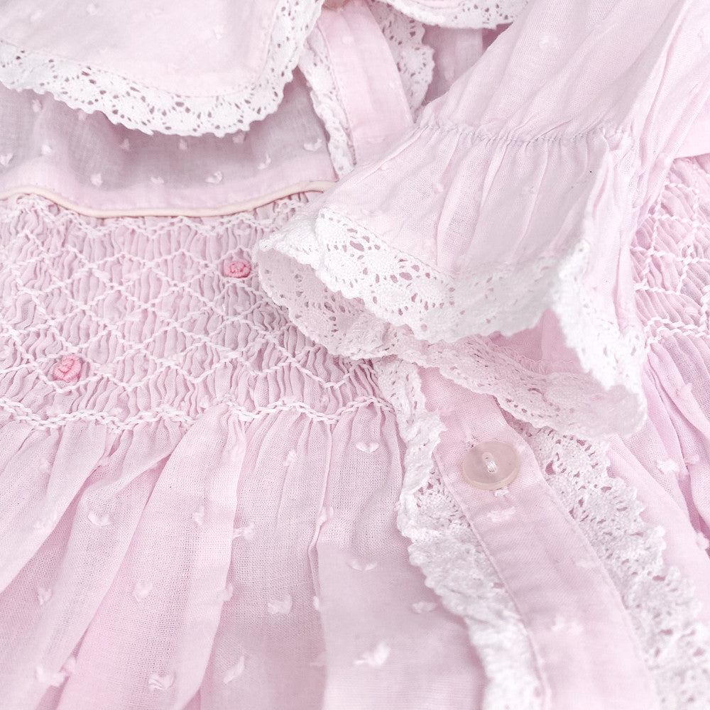 Robe de chambre rose enfant