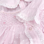 Robe de chambre rose enfant