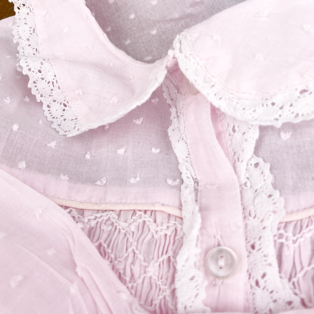 Robe de chambre rose enfant