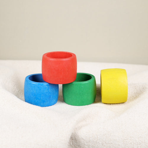 Rond de serviette couleurs