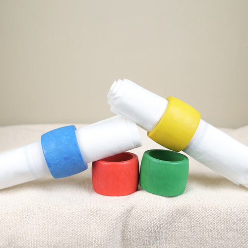 Rond de serviette couleurs