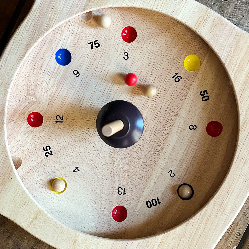 Roulette tyrolienne en bois