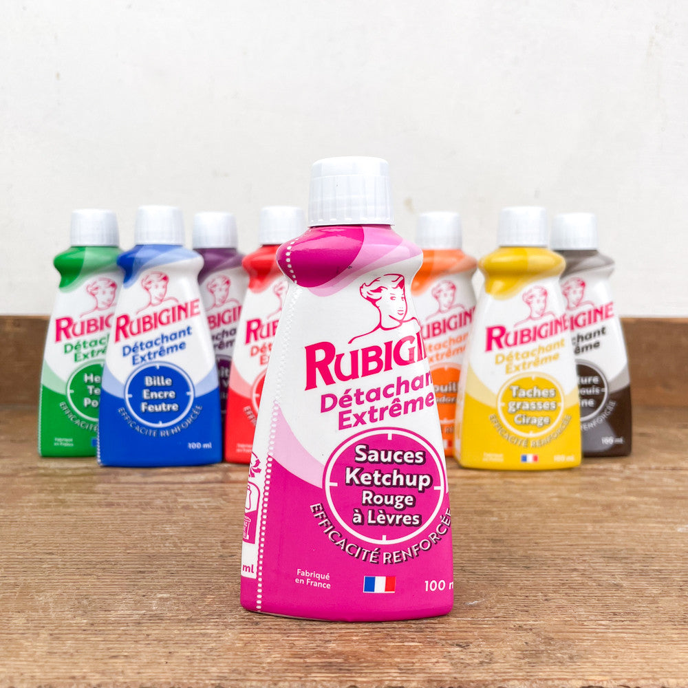 Rubigine détachant sauces ketchup rouge à lèvres