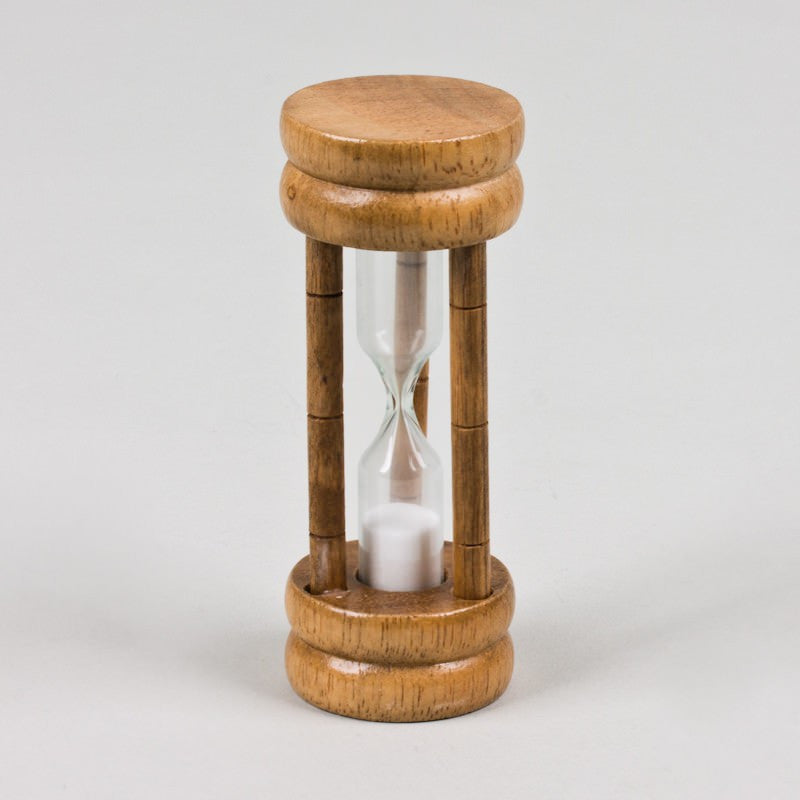 Sablier de cuisine en bois