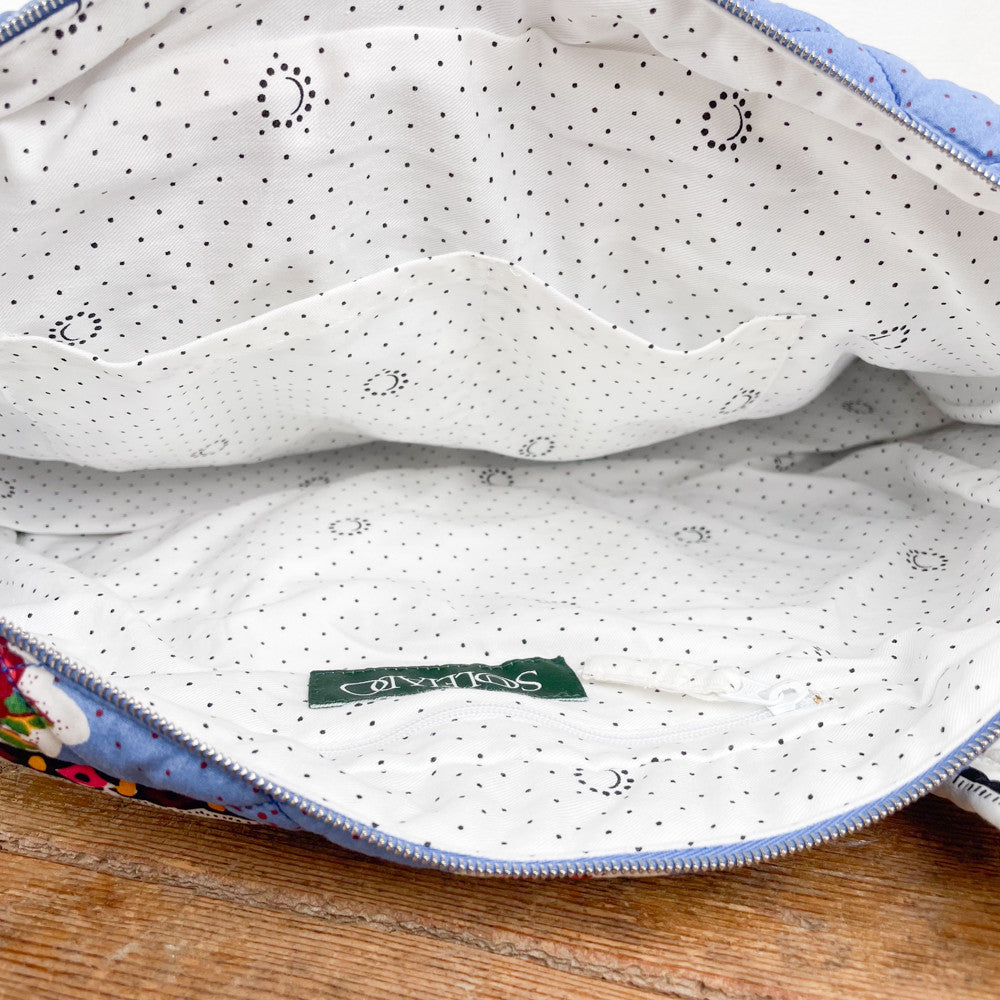 Interieur sac Souleiado Adiana bleu