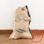 Sac à pommes de terre en jute et coton