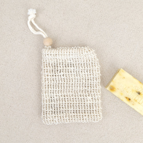 Sac à savon en sisal