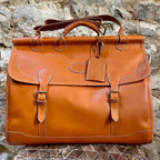 Sac de voyage cuir naturel