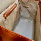Sac de voyage cuir naturel