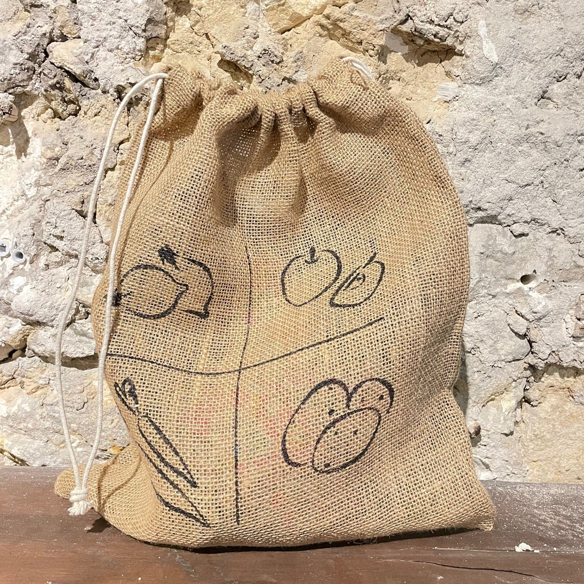Sac fruits et légumes en jute