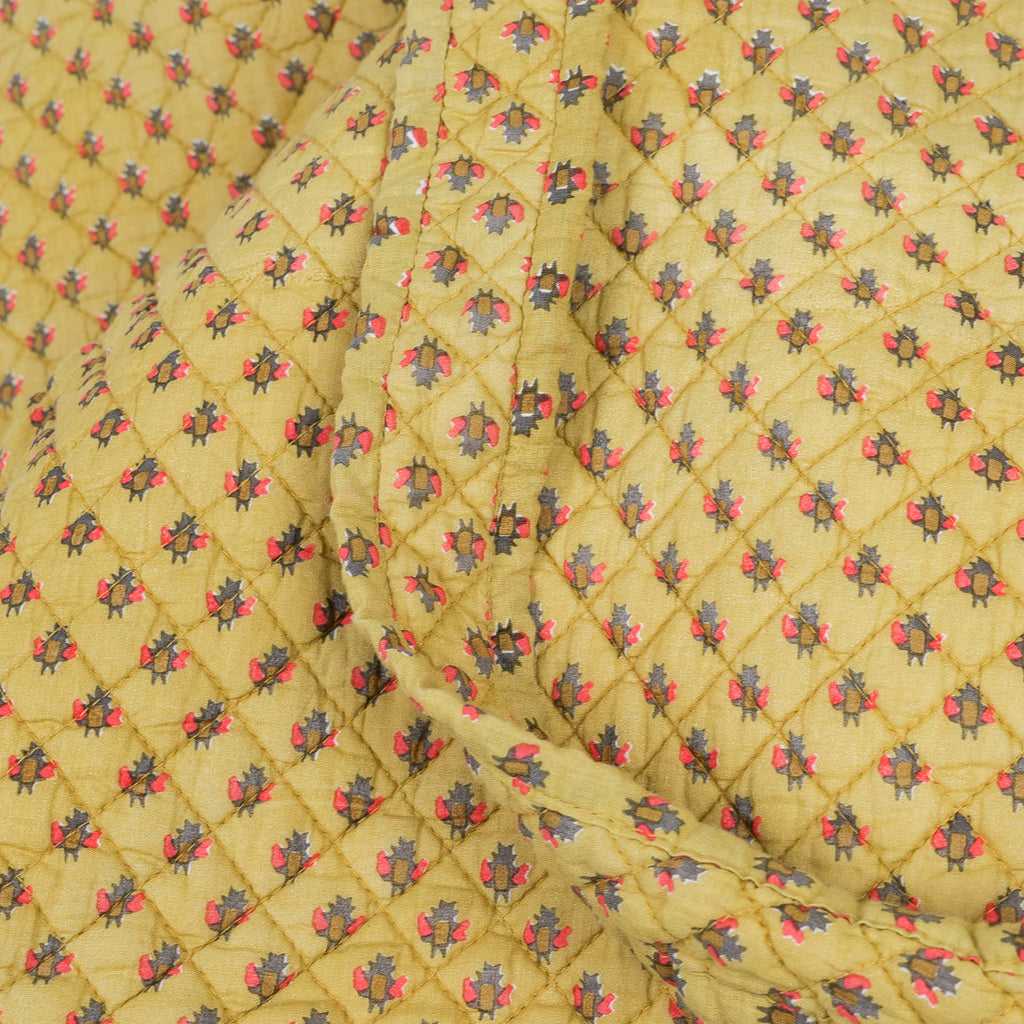 Sac géant provençal ocre motifs mouches