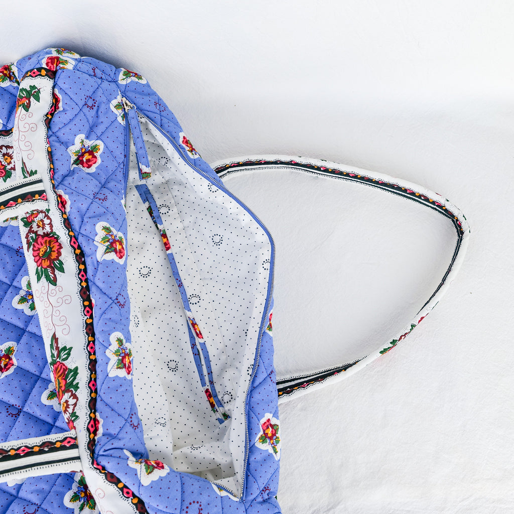 MAXI ADIANA sac matelassé années 80 réédition XXL Printemps bleu