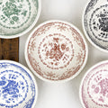 Saladier décor floral Ø24 cm