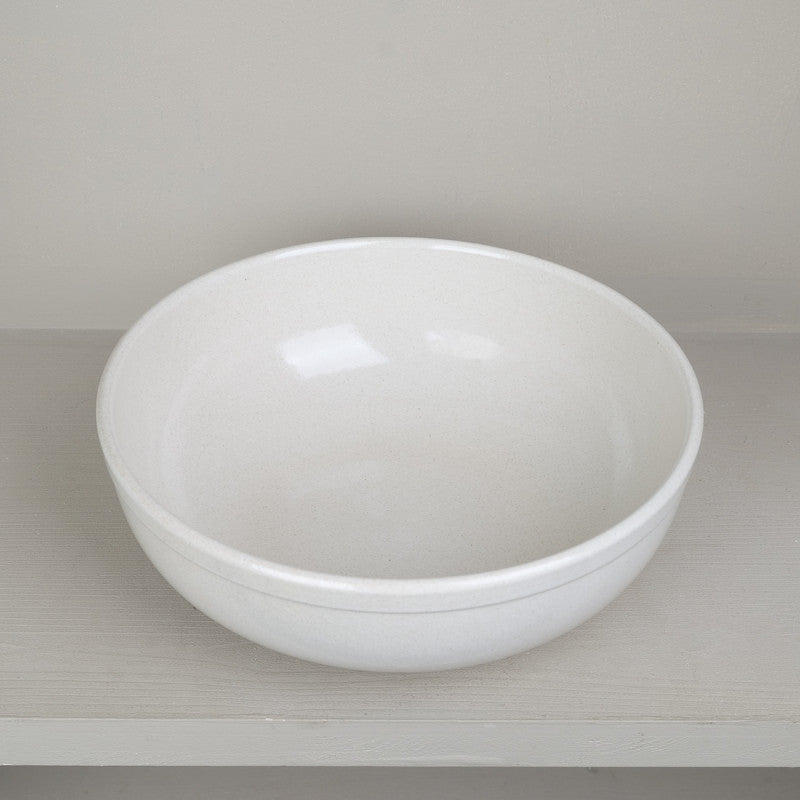 Natural stoneware salad bowl