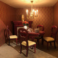 Salle à manger pour maison de poupée