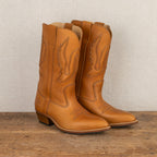 Paire de Santiag cuir marron