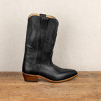 Botte Santiag noire gardiane