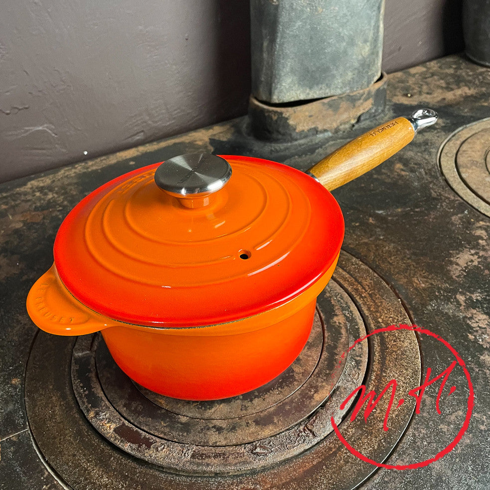 Saucier en fonte Le Creuset orange