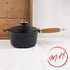 Saucier en fonte Le Creuset noir mat