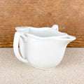 Saucière gras / maigre en porcelaine
