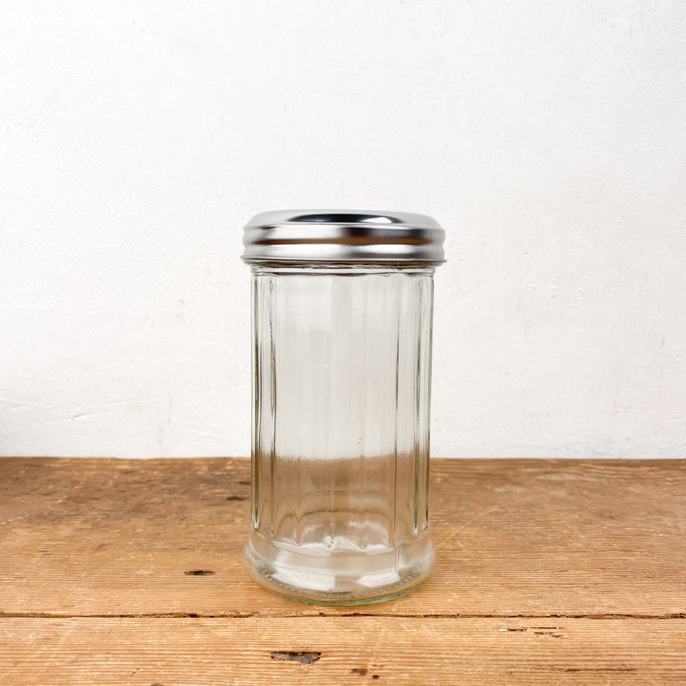 Saupoudreur à sucre en verre et inox 300ml