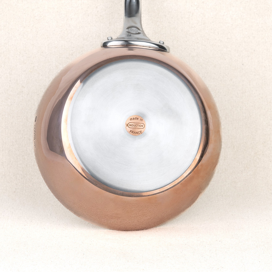 Sauteuse bombée cuivre fabriquée en France