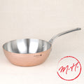Sauteuse bombée cuivre prima matera induction ø 24cm