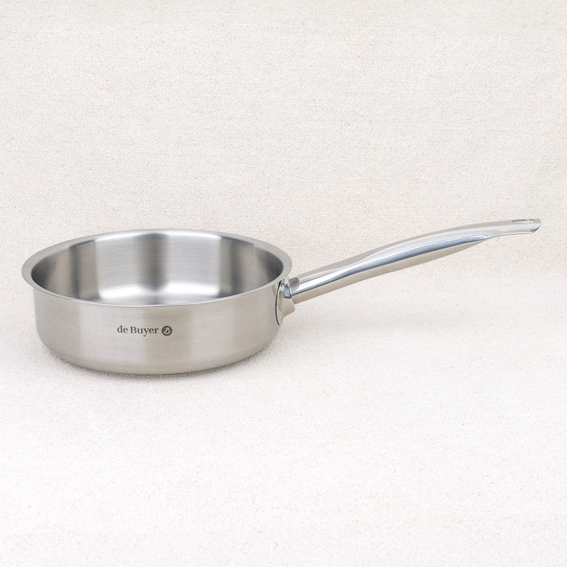 Sauteuse droite de Buyer inox brossé