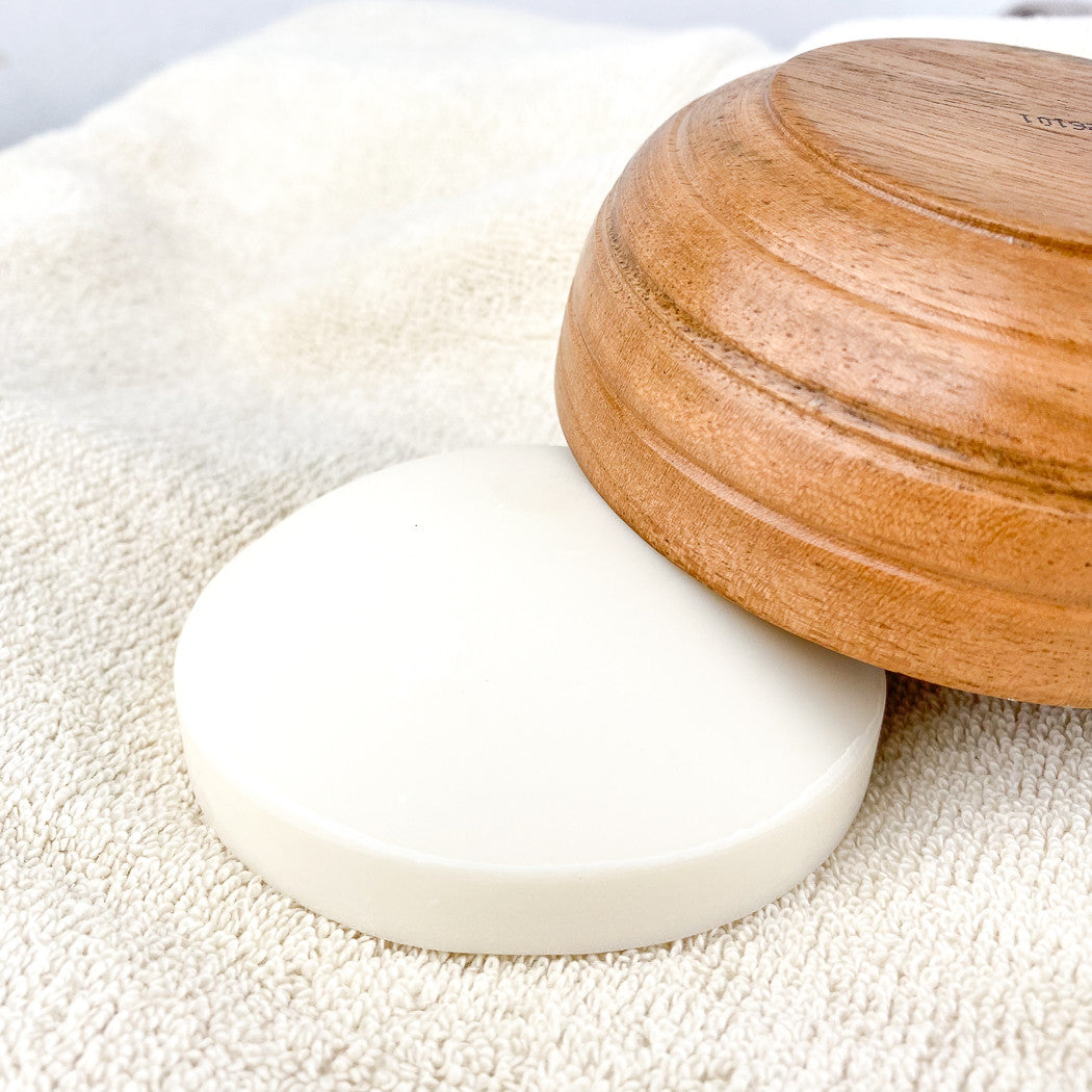 Savon à barbe bol bois d'acacia