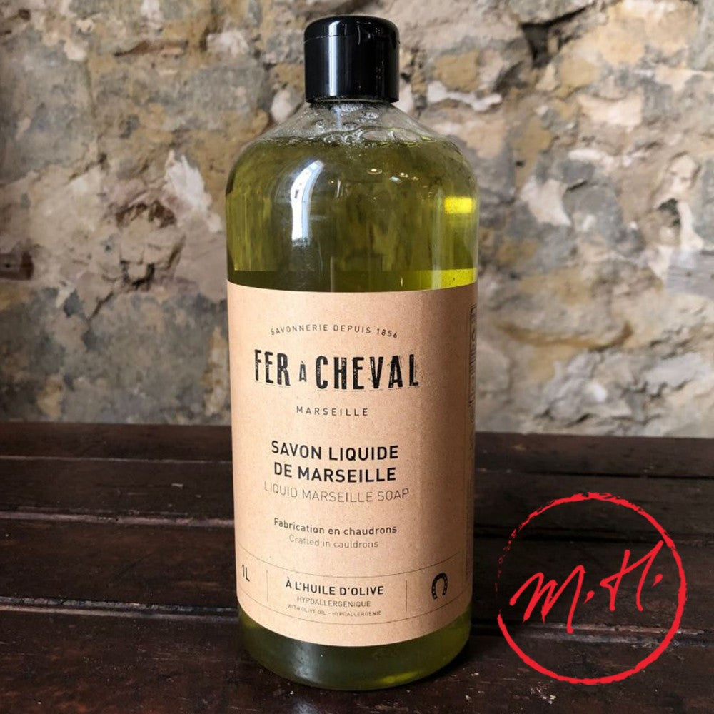 Savon de Marseille liquide à l'huile d'olive Le Fer à Cheval