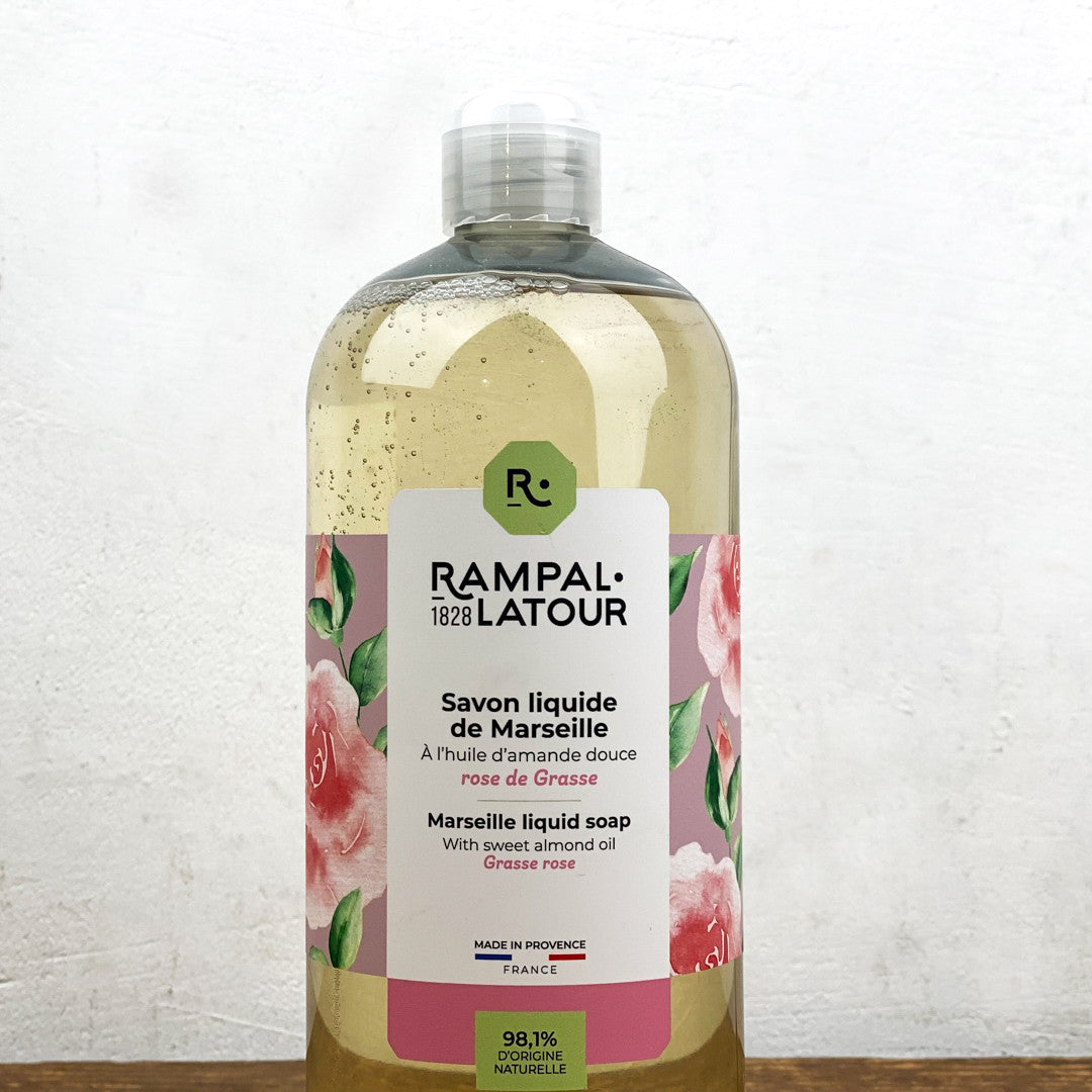 Savon liquide de Marseille Rose de Grasse