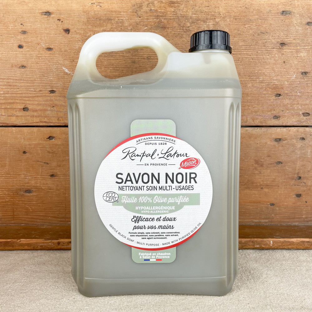 Savon noir Olive en bidon 5L rampal latour