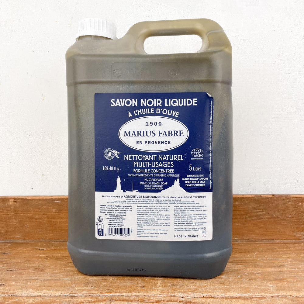 Savon noir liquide à l'huile d'olive 5L