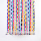 Drap de plage à carreaux