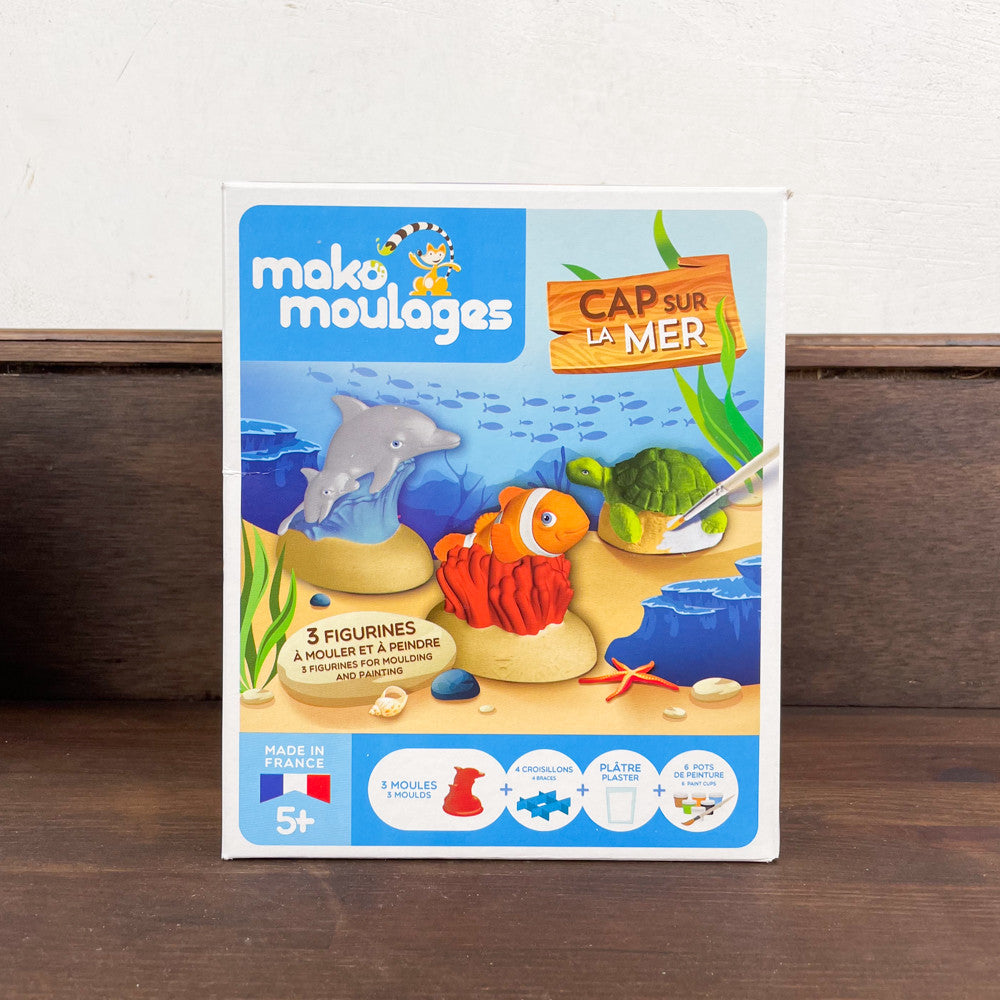Set d'animaux marins à mouler en plâtre
