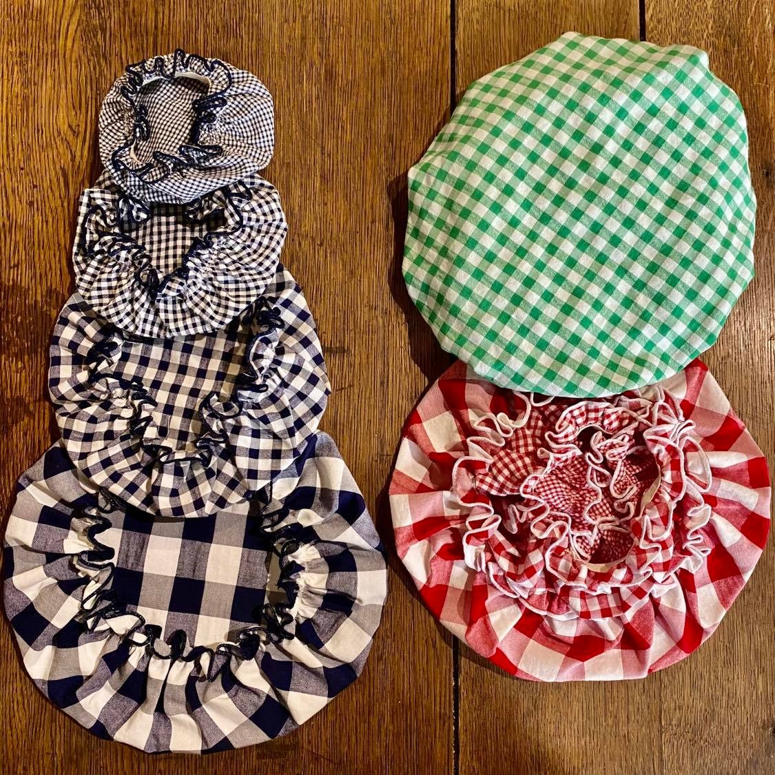 Set de 4 charlottes vichy