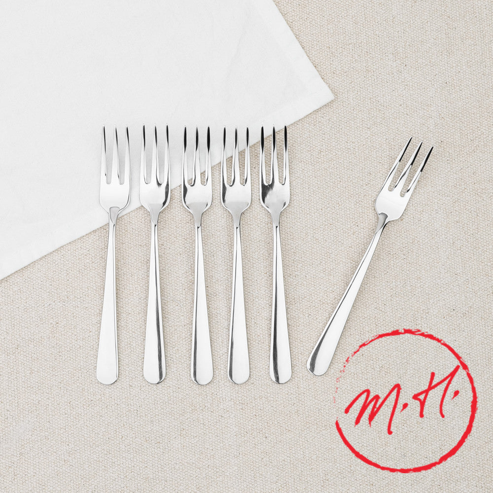 Set de 6 fourchettes à dessert en inox