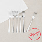 Set de 6 fourchettes à dessert en inox